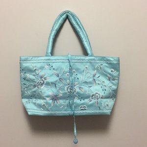 Never used! DV Collection raw silk purse